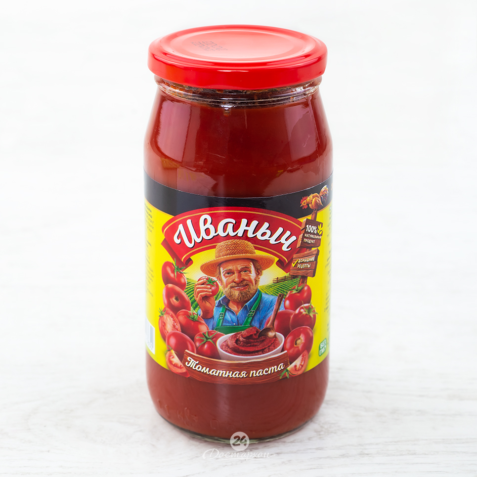 Паста томатная Иваныч 520г с/б