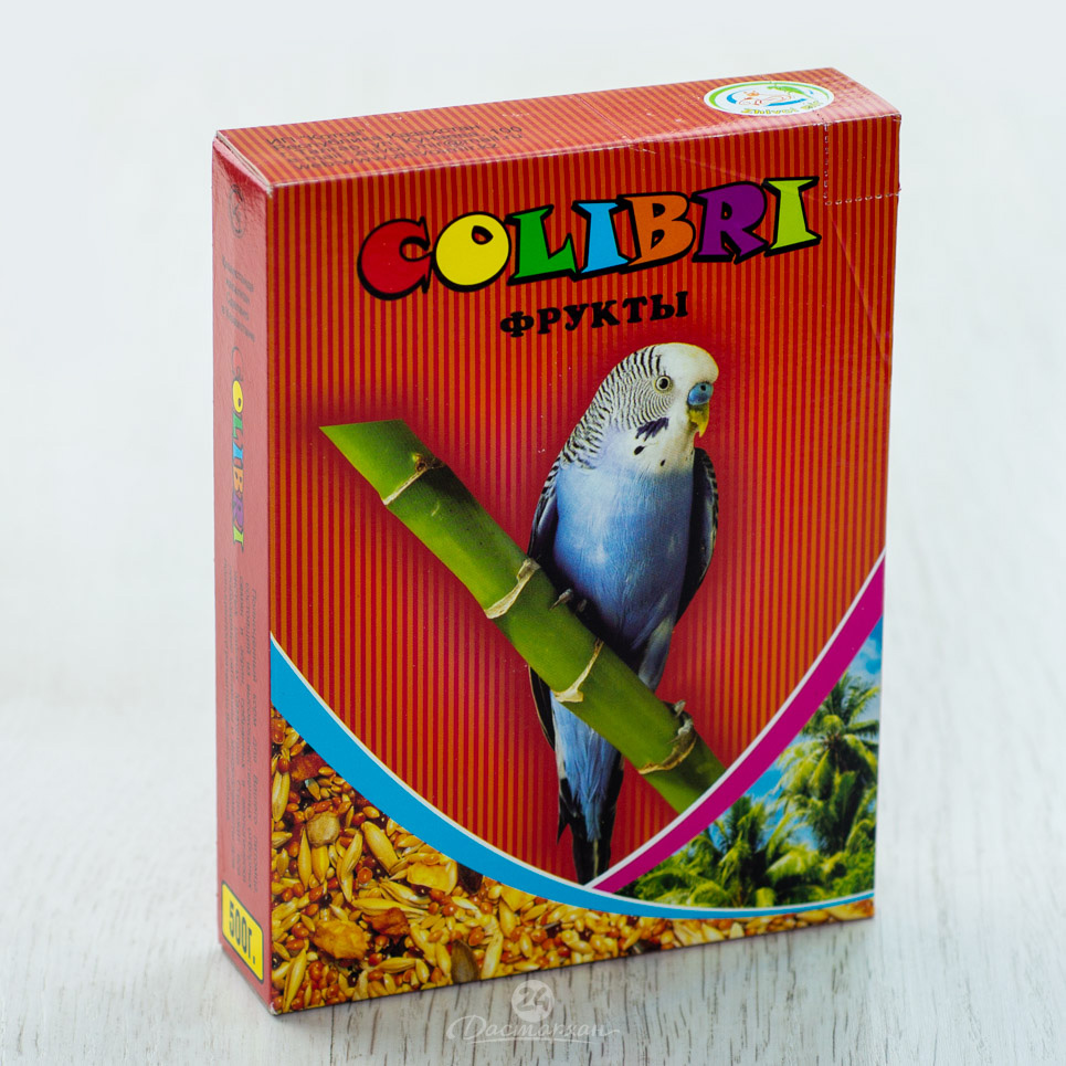 Корм для попугаев Колибри фрукты 500 гр