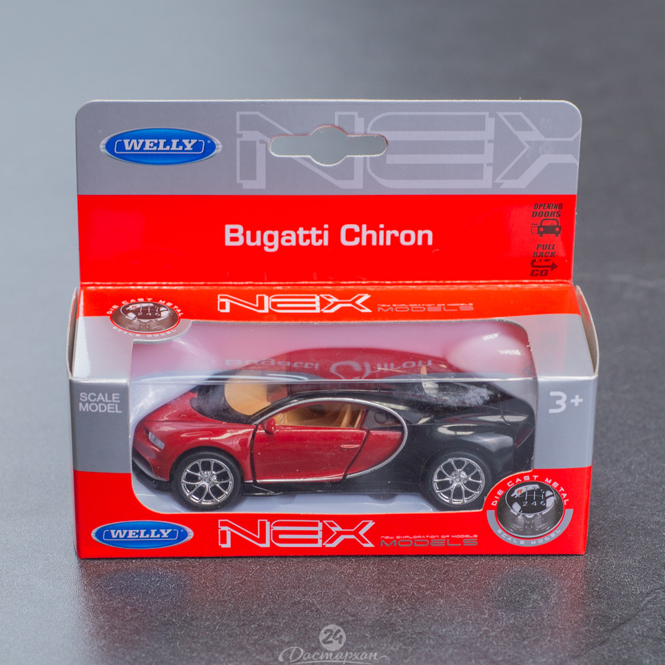 Игрушка Welly модель машины 1:38 Bugatti Chiron