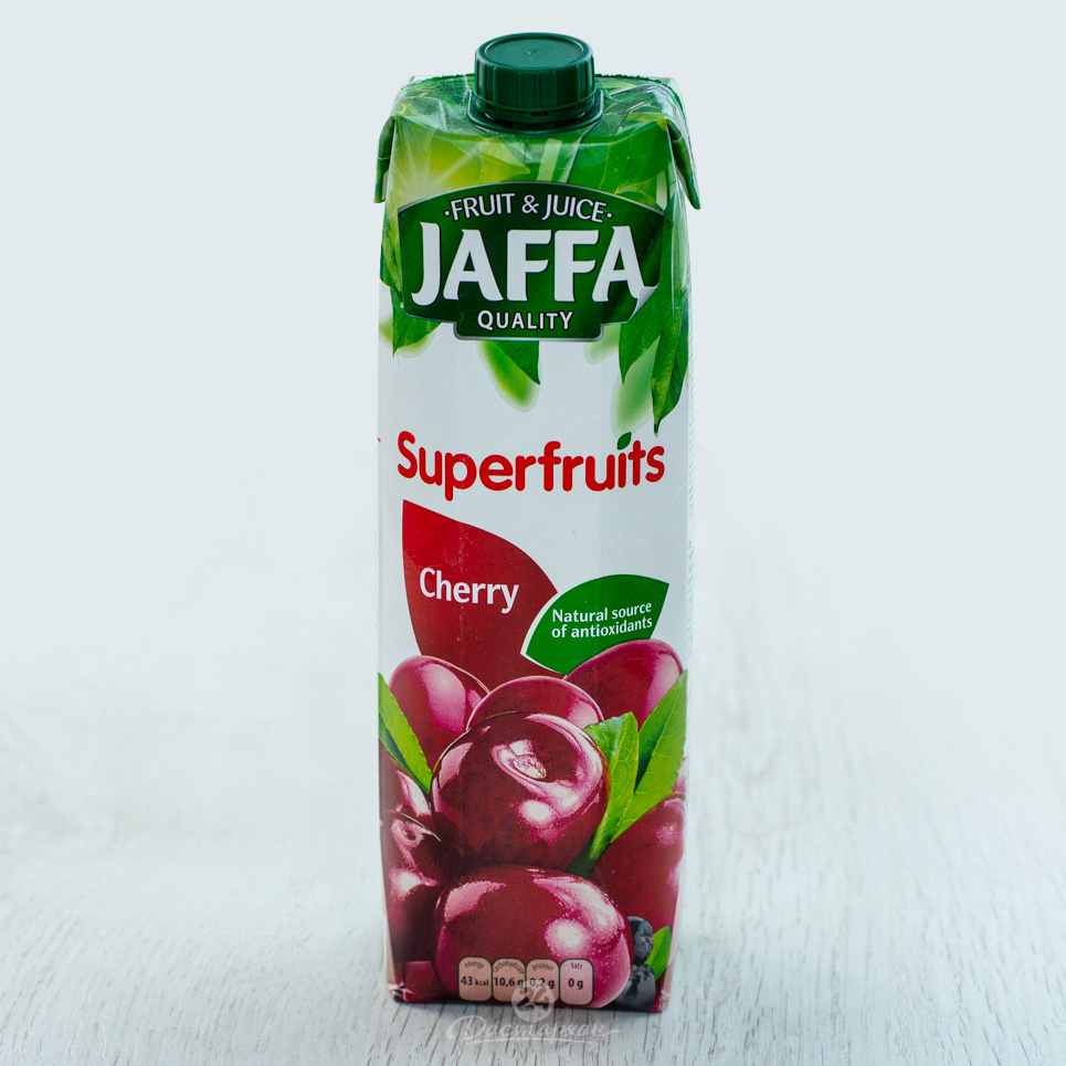 Нектар Jaffa из вишни и черноплодной рябины пастеризованный 0,95л т/пак