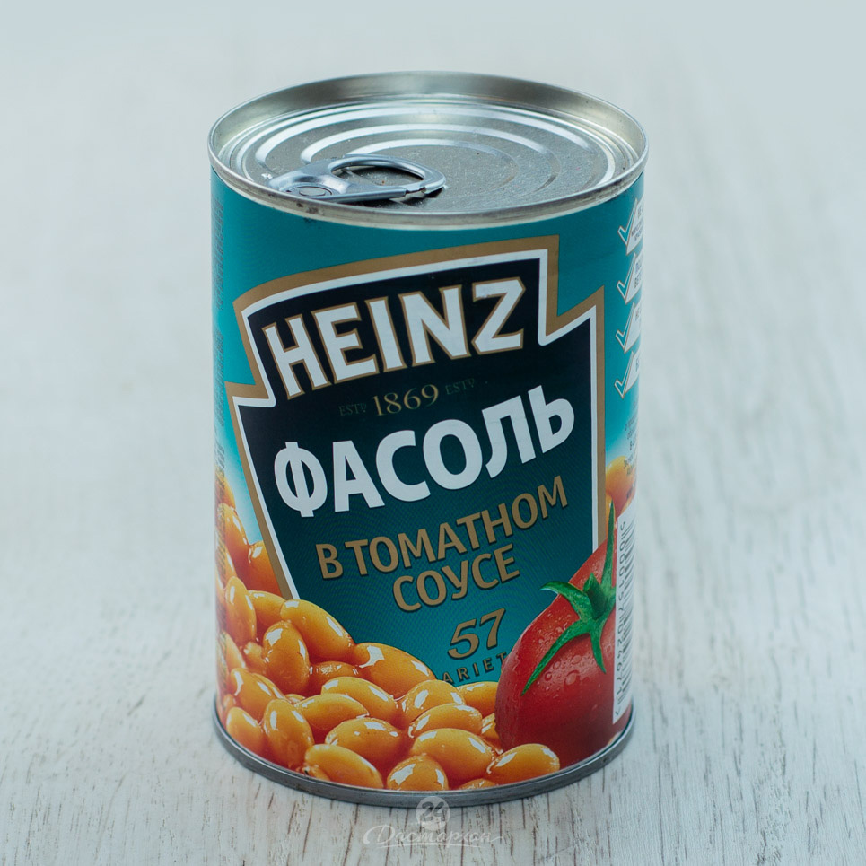 Фасоль конс HEINZ в томатном соусе 410г ж/б