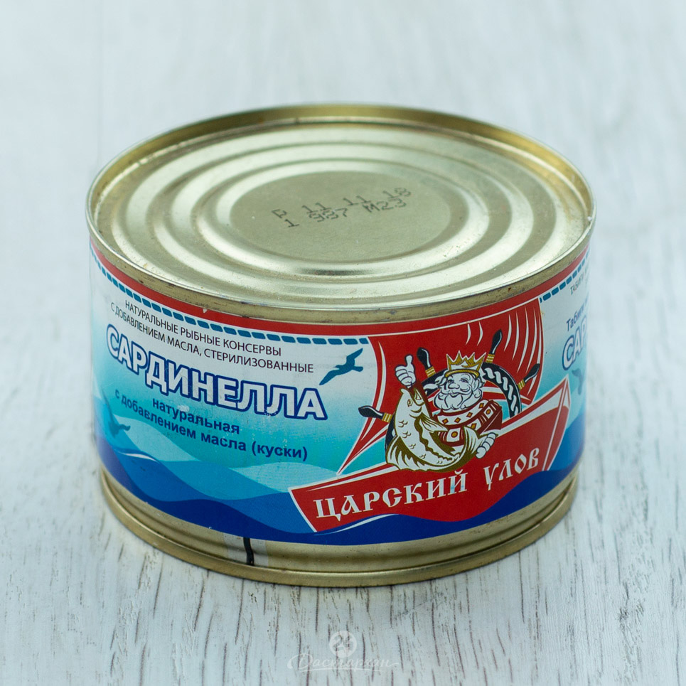 Сардинелла Царский улов с доб масла 240г ж/б