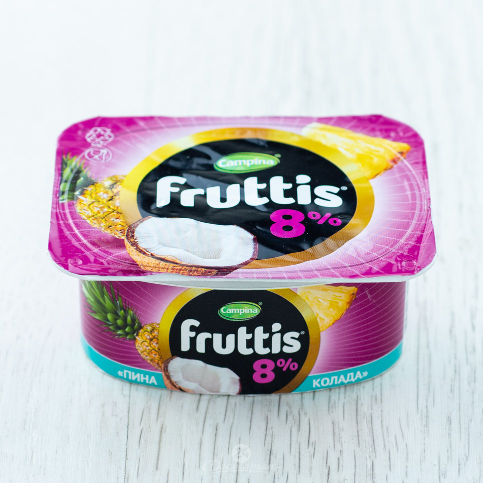 Йогурт Campina Fruttis пинаколада  8% 115г