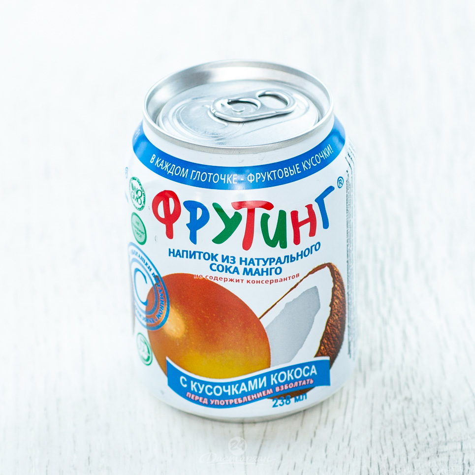 Напиток Fruiting кокос-манго 238мл ж/б