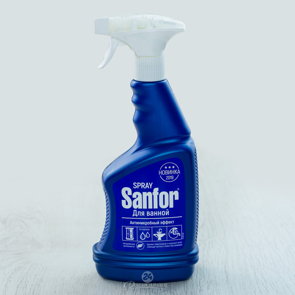 Спрей для ванной Sanfor чистящий 750мл