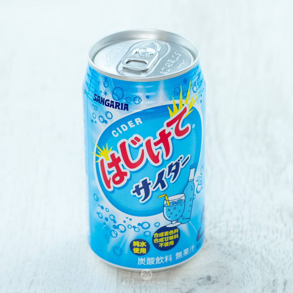 Напиток Sangaria Hajikete Sider cans с фруктовым вкусом 350мл ж/б