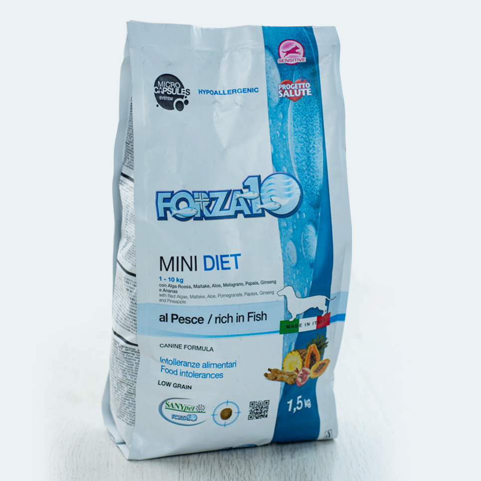 Корм д/ кошек Forza10 Мini Diet pesce1.5 кг