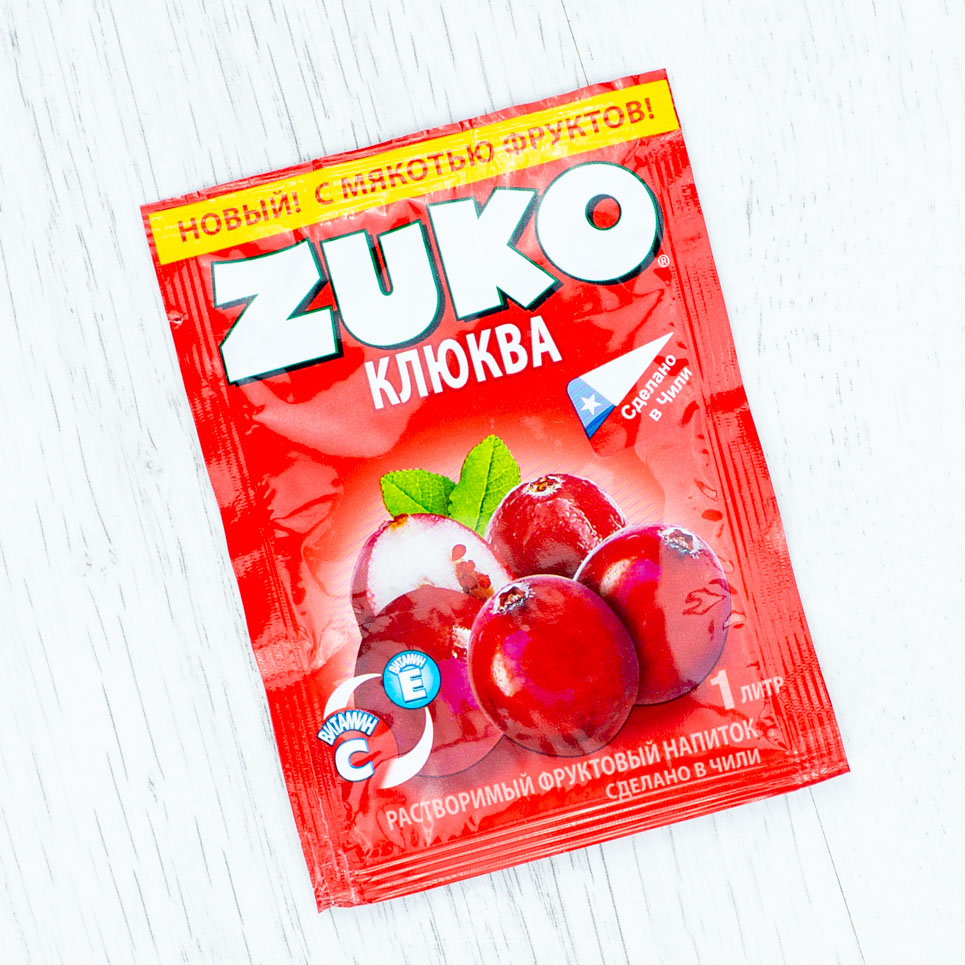 Напиток растворимый Candy Zuko Клюква 25г