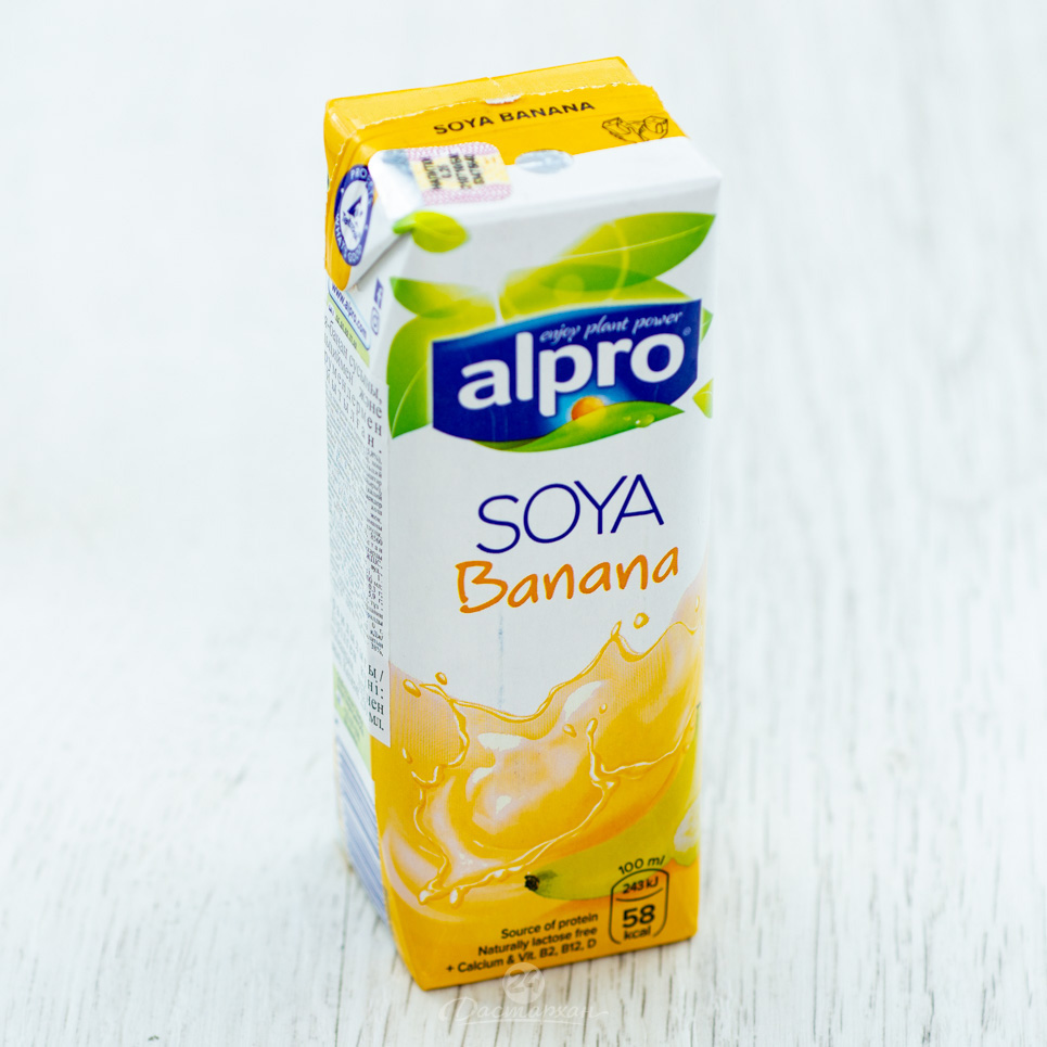 Напиток Alpro соево-банановый обогащенный кальцием и витаминами 0,25л