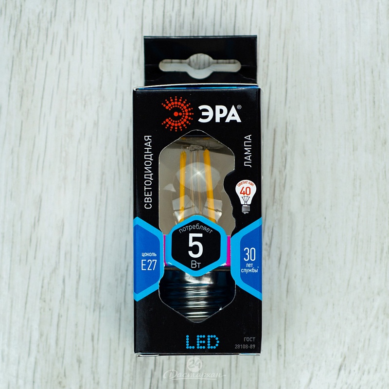 Лампа светодиод Эра F-LED P45-5w-840-E27