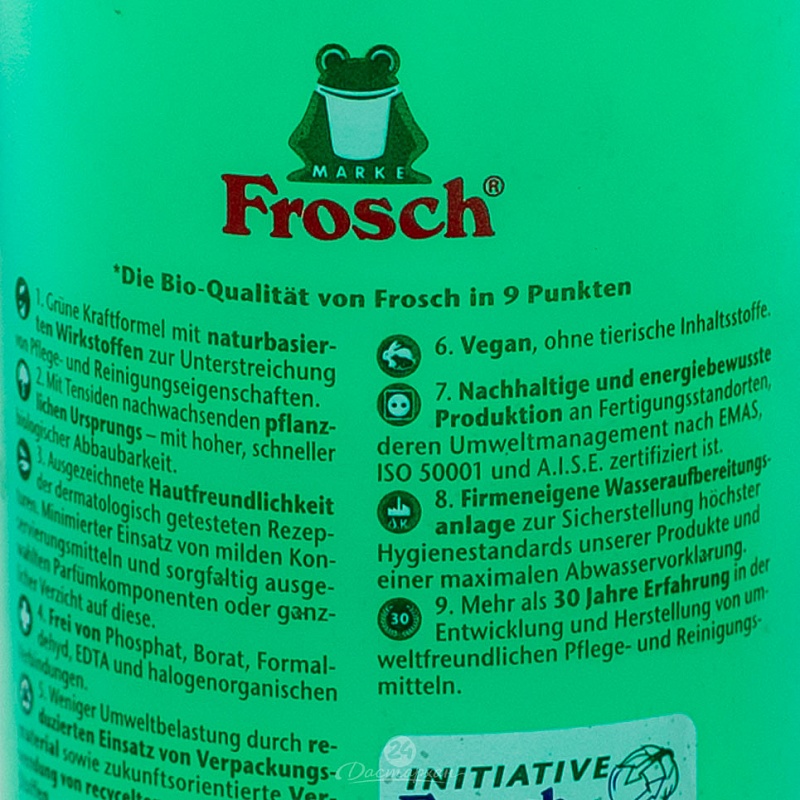 Жидкость Frosch Спиртовый 1л для стекла и гладких поверх,