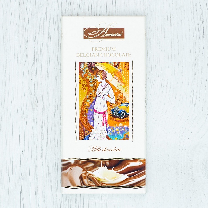 Шоколад AMERI молочный /картон/ 100г