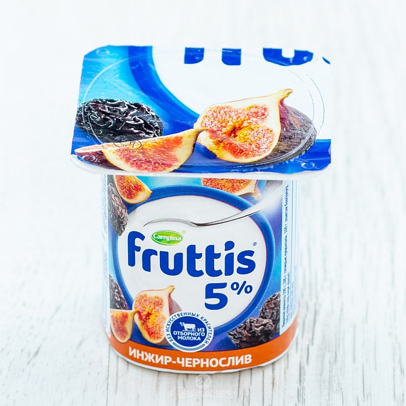 Йогурт Campina Fruttis инжир-черника 5% 115г