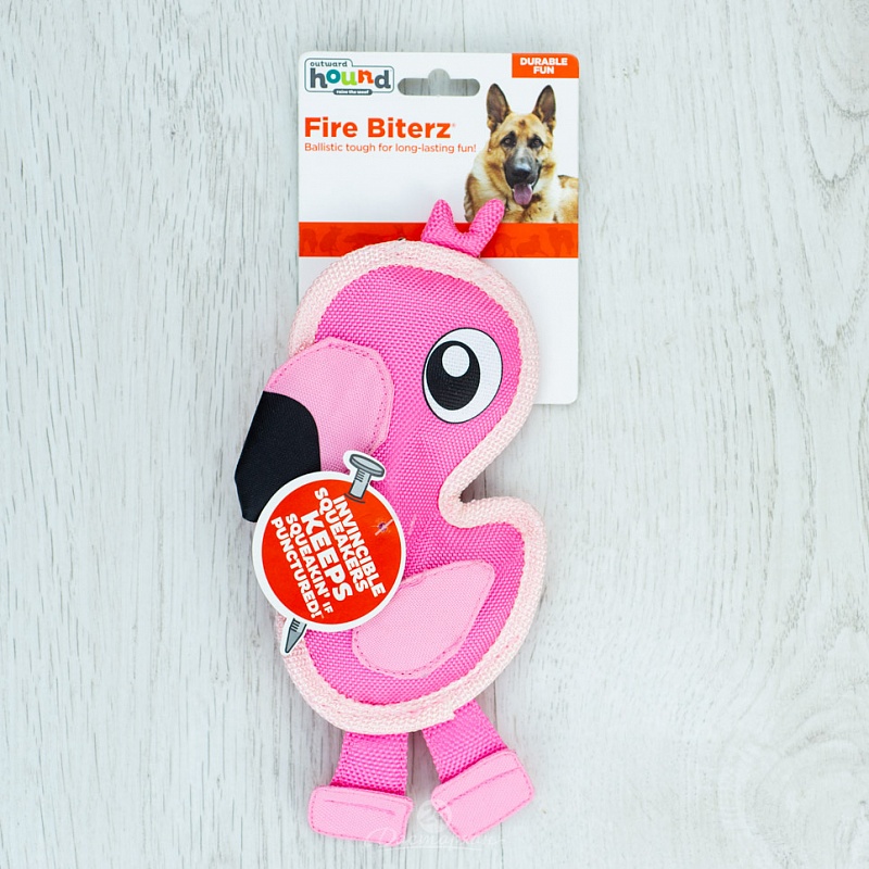 Игрушка OH Fire Biterz Фламинго для собак, малая  4729793