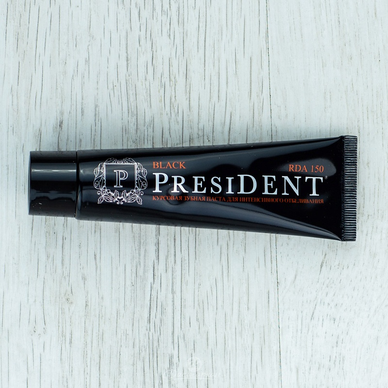 Паста зубная President Black (150RDA) 50мл
