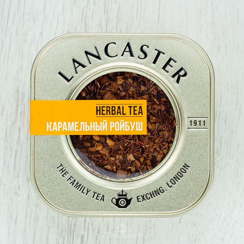 Напиток чайный LANCASTER карамельный ройбуш ж/б 75г