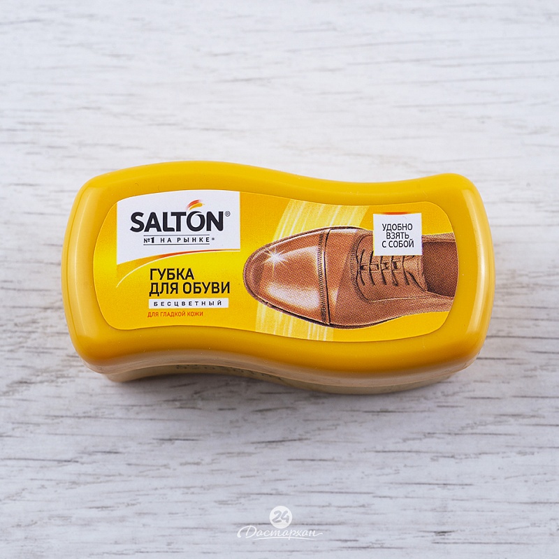 Губка д/обуви Salton Mini для гладкой кожи бесцветная волнистая*