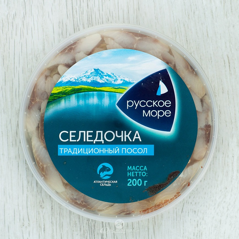 Сельдь Русское море филе сельди традиц. с доб масла 200г 