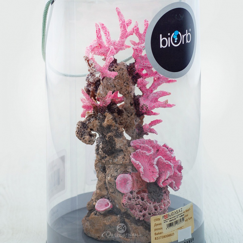 д/аквариума Декор розовый коралл М