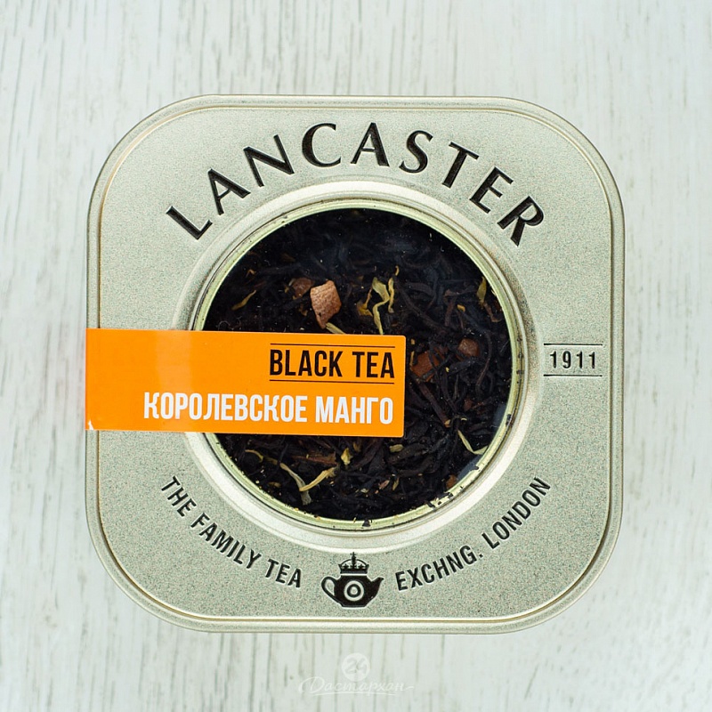 Чай черн Lancaster с ароматом манго лист 75г ж/б