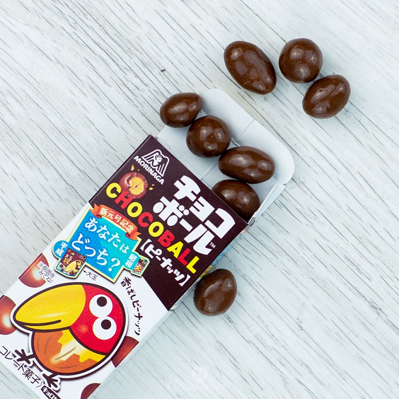 Шарики Morinaga шоколадные  Chocoball Nuts 28г