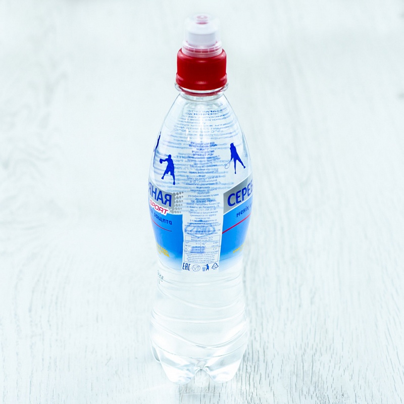 Вода Серебряная спорт питьевая столов б/газа п/б 0,5л