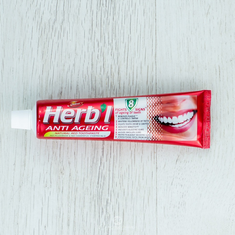 Паста зубная Dabur Herbal Anti Ageing антивозрастная+шетка 150мл туб