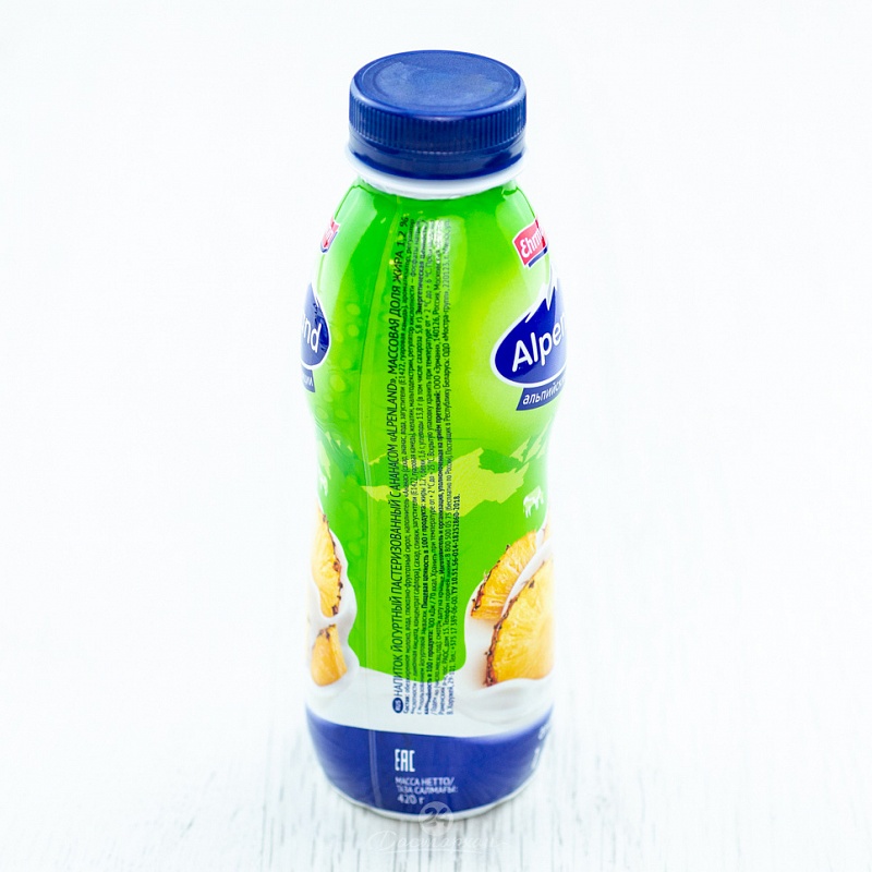 Йогурт питьевой Ehrmann Alpenland 1,2% ананас 420г