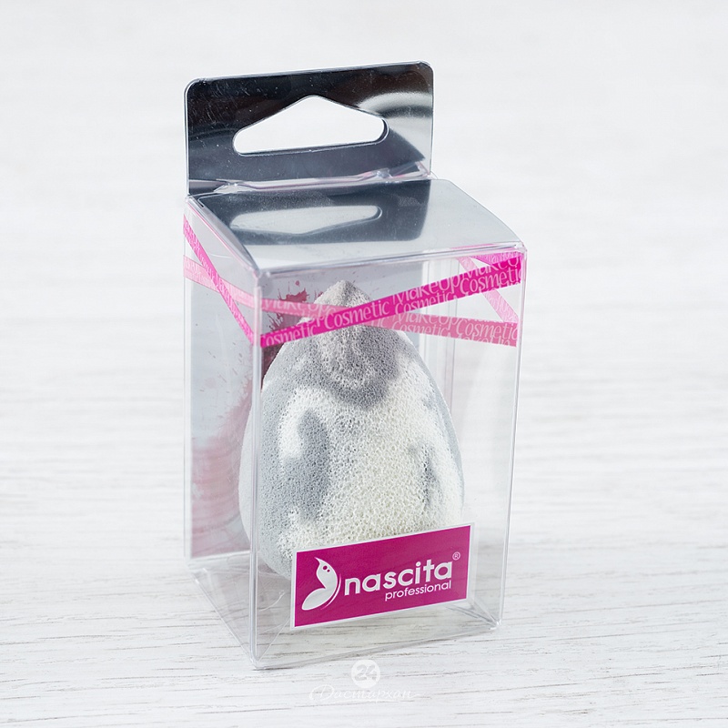 Спонж для макияжа Nascita Professional Make Up Sponge 065  мраморный