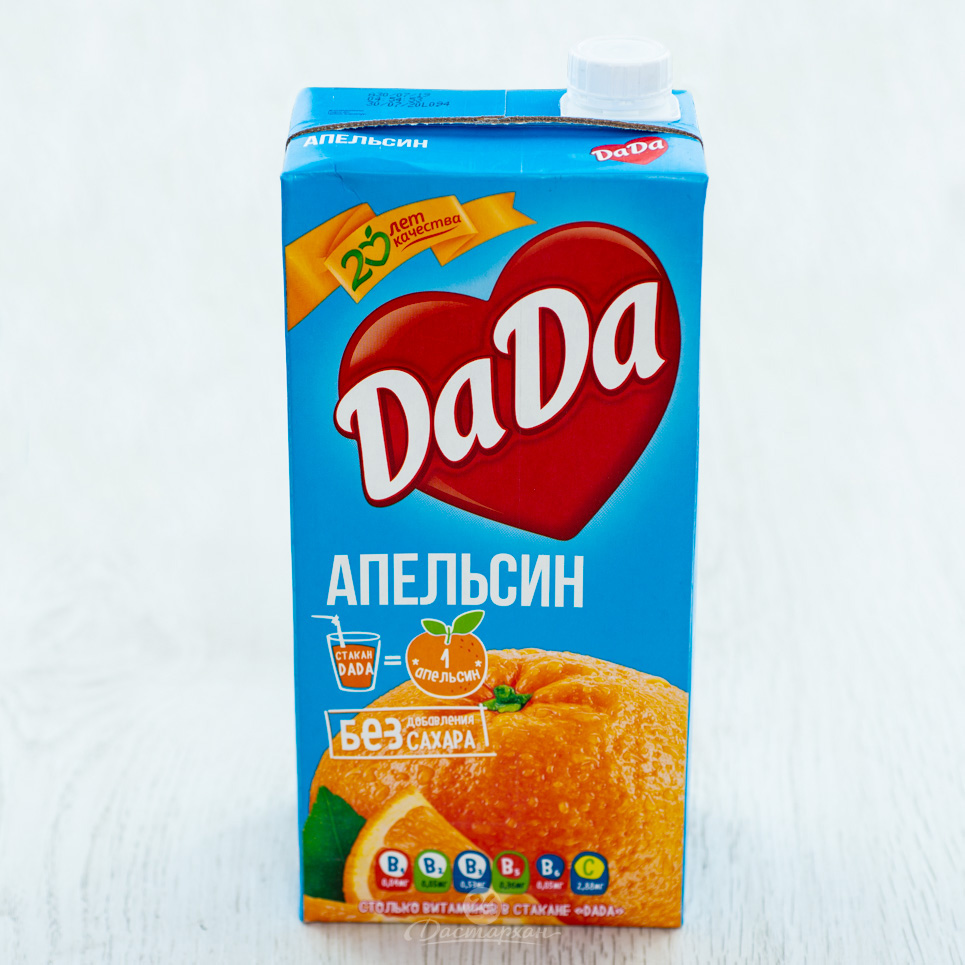 Сок DaDa апельсин 1,93л т/п